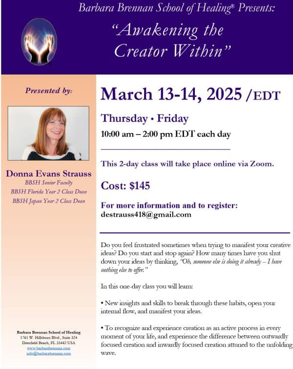 Awakening the Creator Within - March